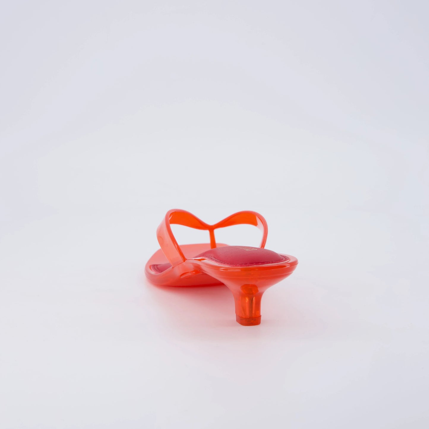 Riot Jelly Thong Kitten Heels