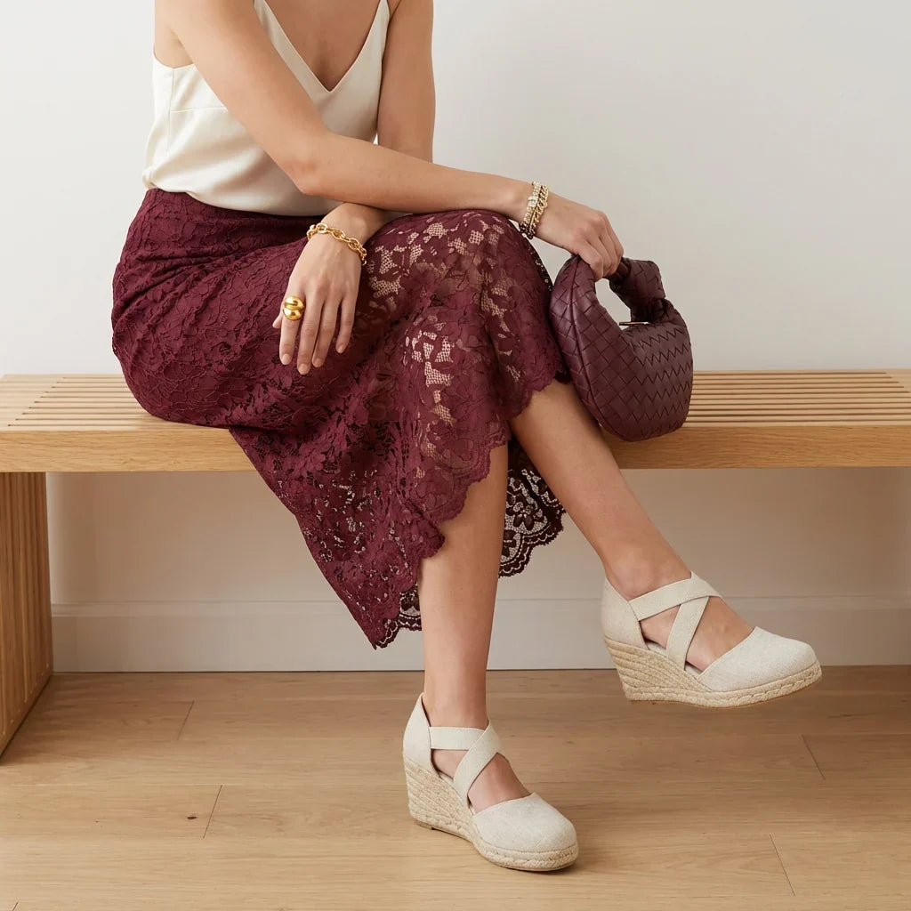 Chica Espadrille Wedge Sandals