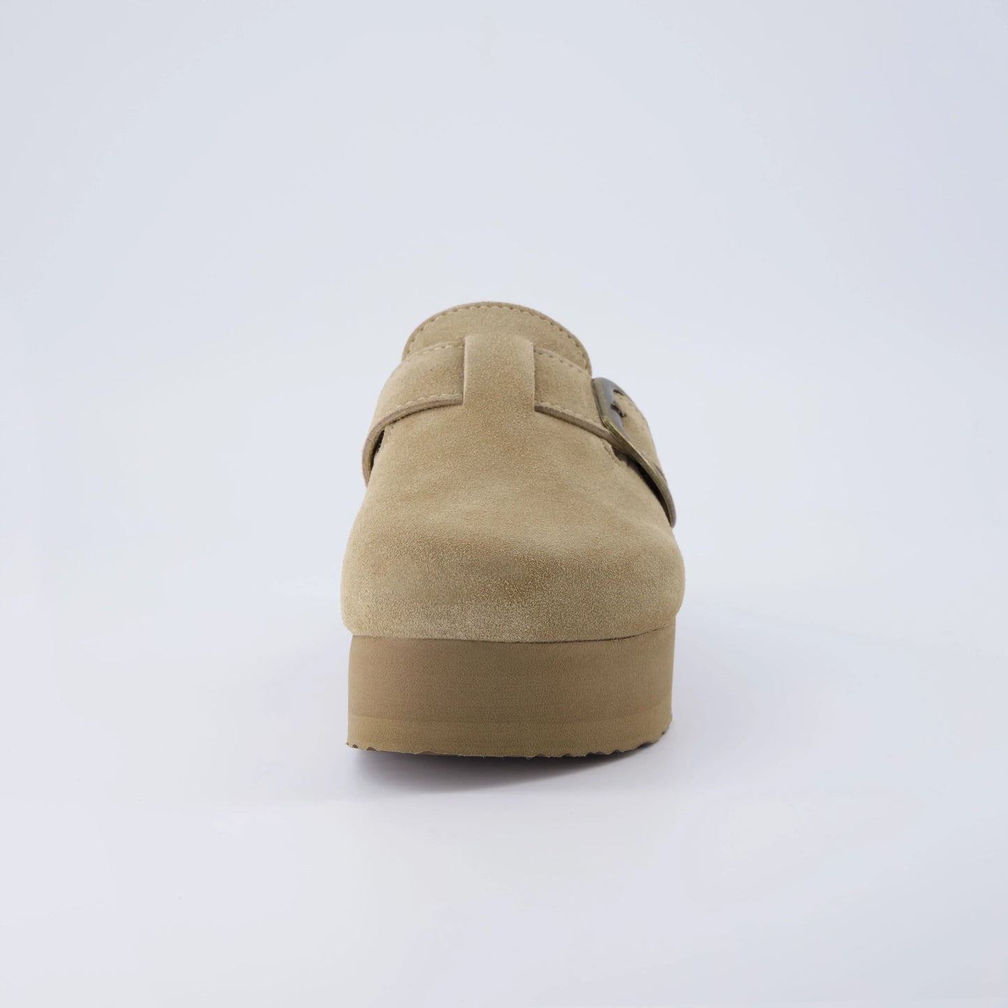 Granola Suede Platform Clog