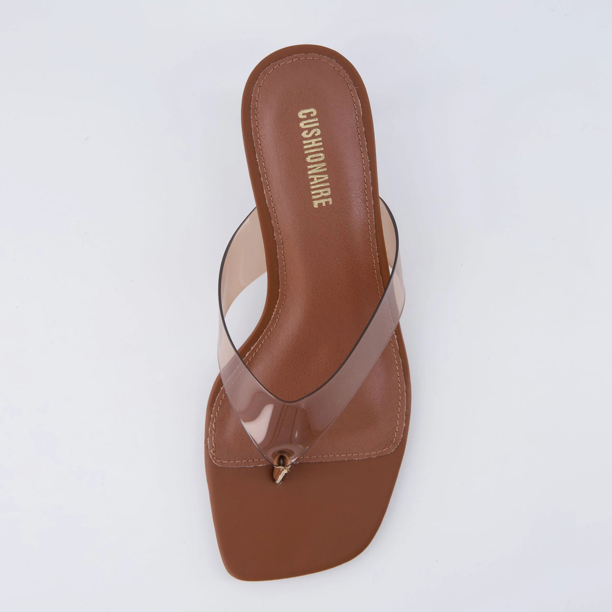 Mezzo Clear Strap Kitten Heels