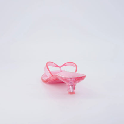 Riot Jelly Thong Kitten Heels