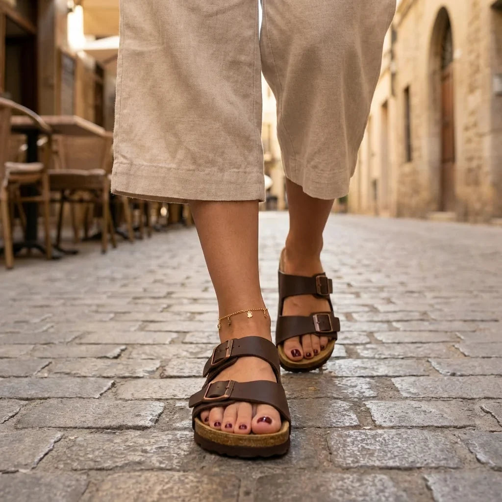 Lane Cork Footbed Sandal
