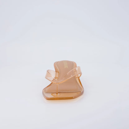 Riot Jelly Thong Kitten Heels